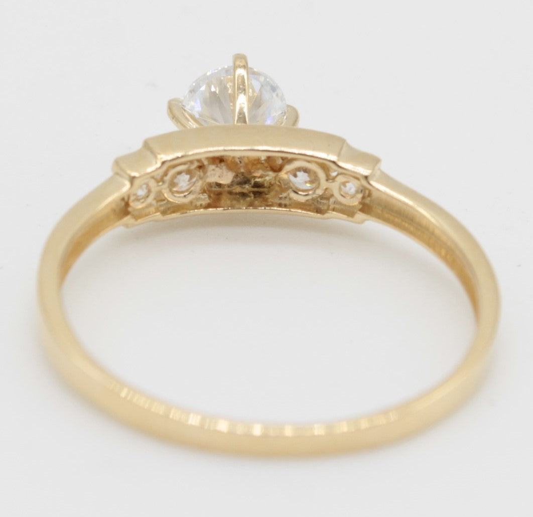 ANILLO ORO 10KL T8 1.55 AN10K135