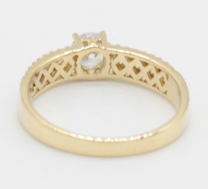 ANILLO ORO 10KL T8 2.55 AN10K152