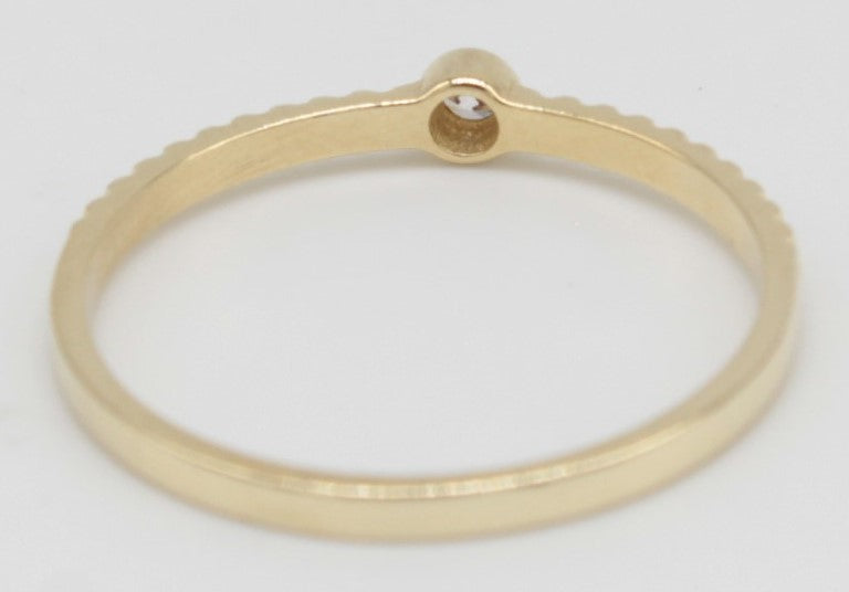 ANILLO ORO 10KL T7.5 1.1 AN10K159