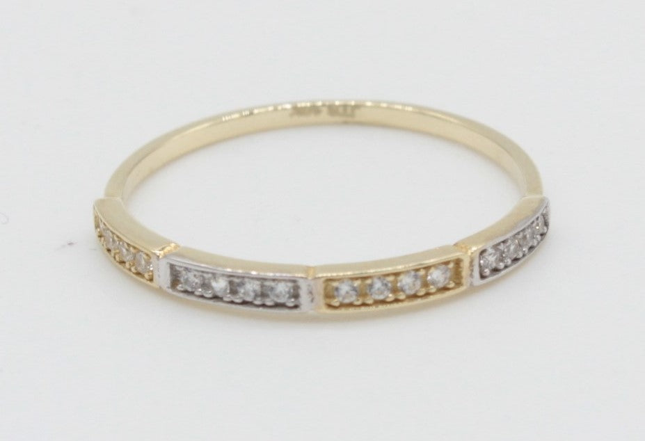 ANILLO ORO 10KL T7 0.7 AN10K187