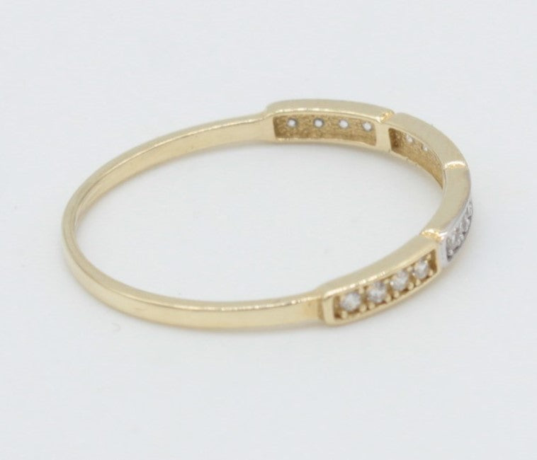ANILLO ORO 10KL T7 0.7 AN10K187