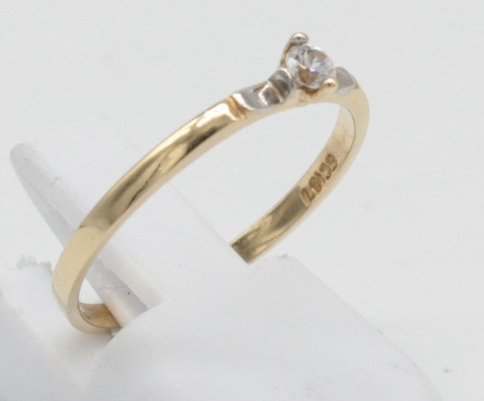 ANILLO ORO 10KL T7 1.0 AN10K83