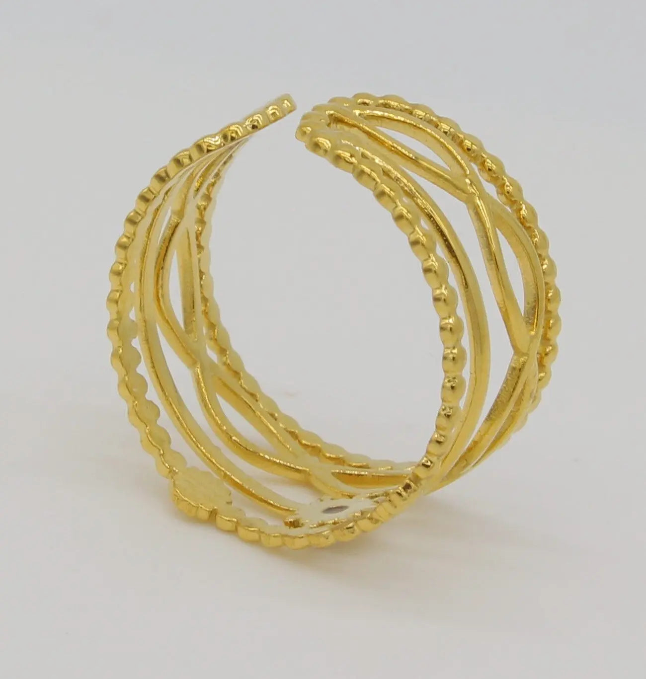 ANILLO ACERO BAD BU 017 Lalú Joyas