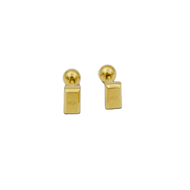ARETES CHAPA DE ORO 6944868745489