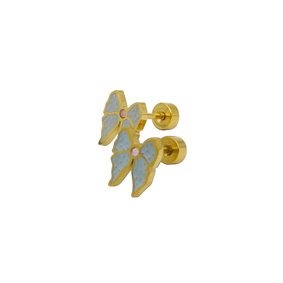 ARETES CHAPA DE ORO 6945892525481