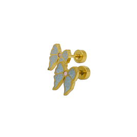 ARETES CHAPA DE ORO 6945892525481