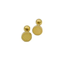 ARETES CHAPA DE ORO 6986894265258