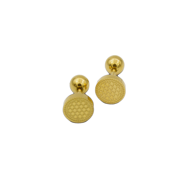 ARETES CHAPA DE ORO 6986894265258
