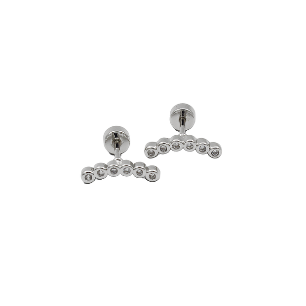 ARETES CHAPA DE ORO 6986894265333
