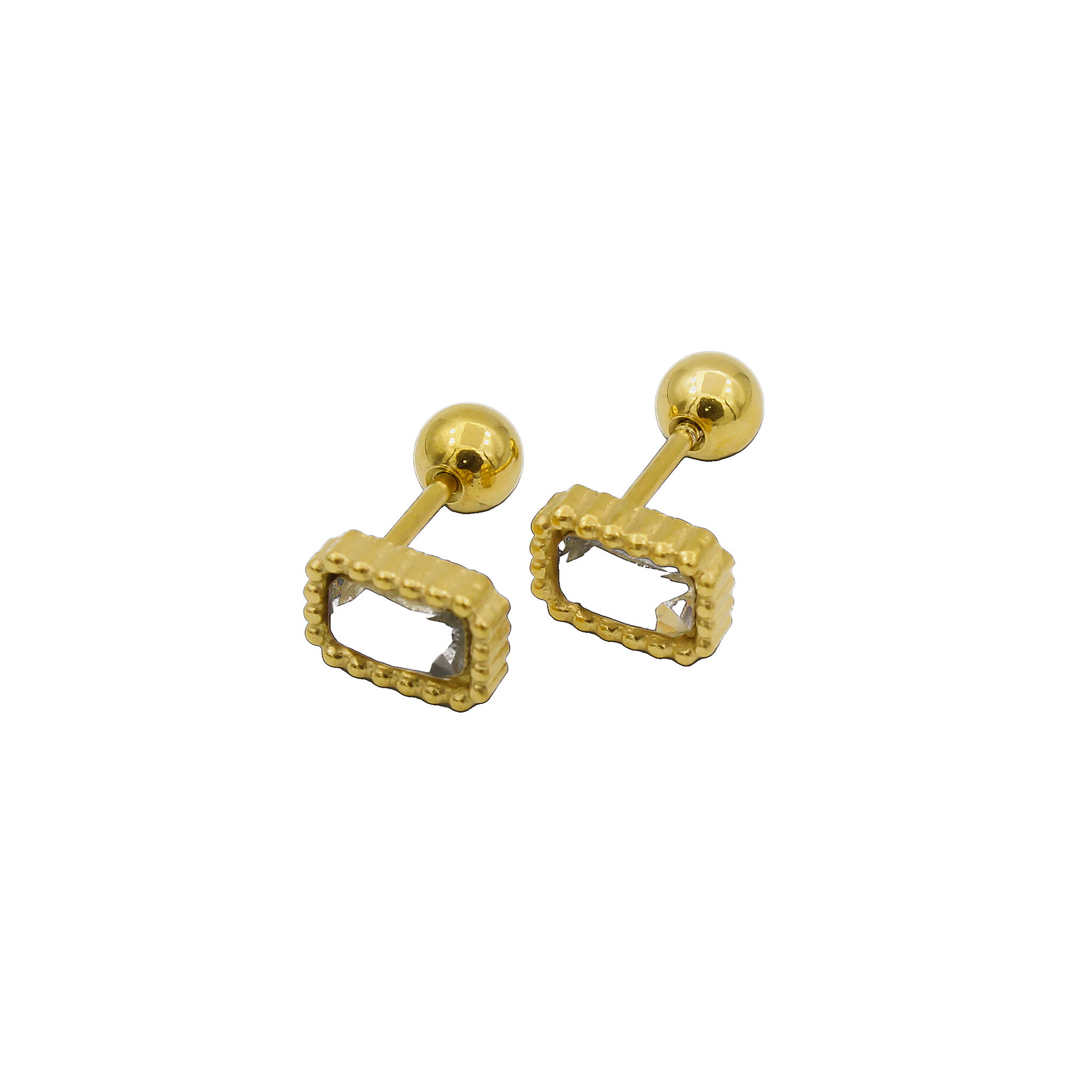 ARETES CHAPA DE ORO 6986894265401
