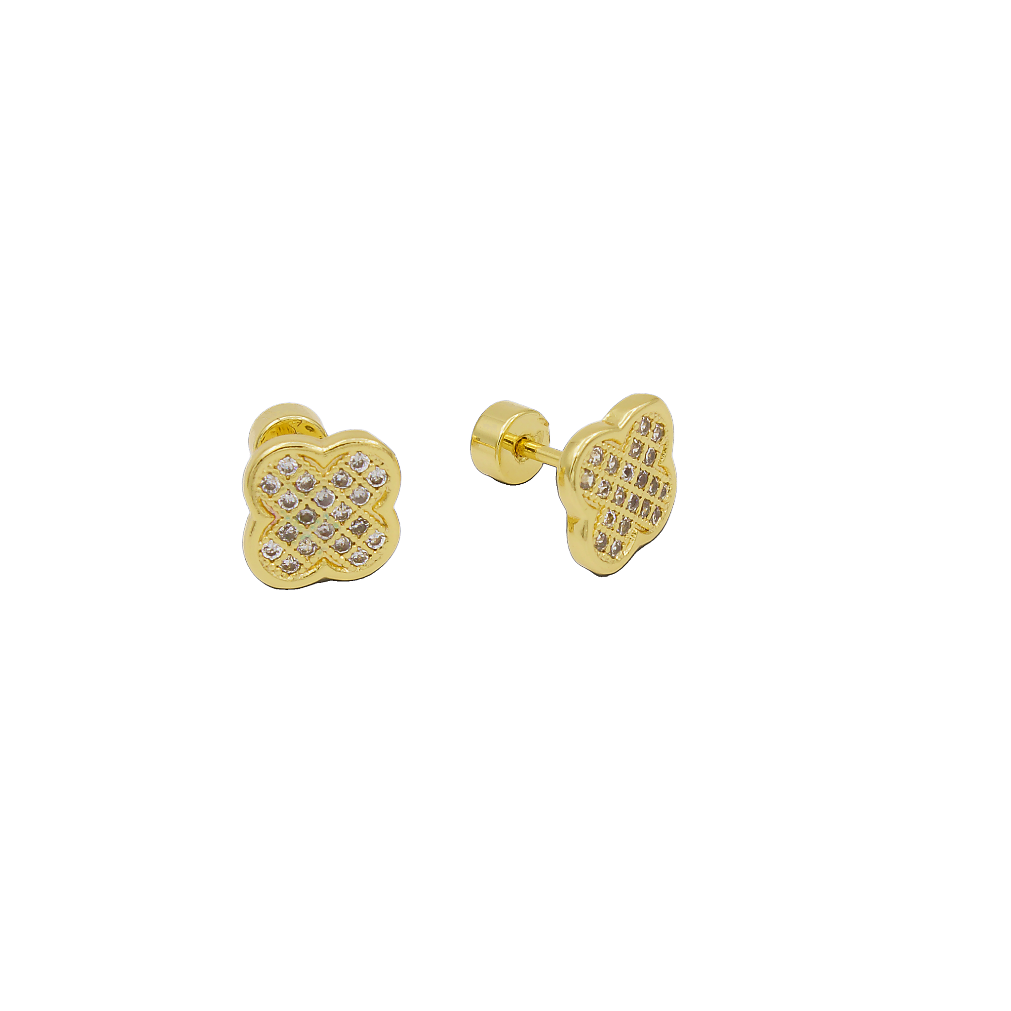 ARETES CHAPA DE ORO 6986894265364