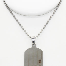CADENA CON PLACA ACERO A475