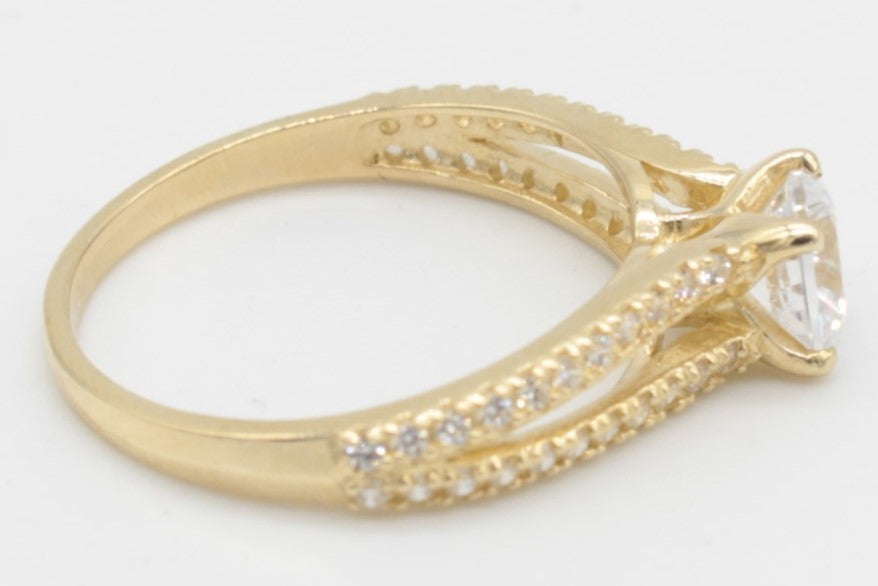 ANILLO ORO 10KL T8.5 2.9 AN10K128