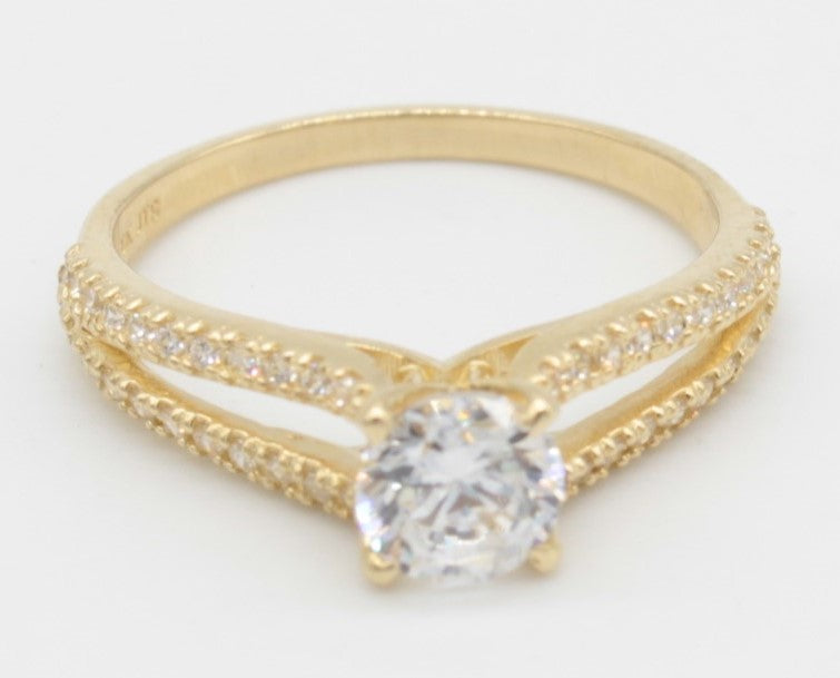 ANILLO ORO 10KL T8.5 2.9 AN10K128