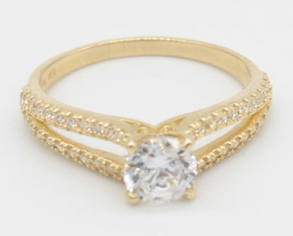 ANILLO ORO 10KL T8.5 2.9 AN10K128