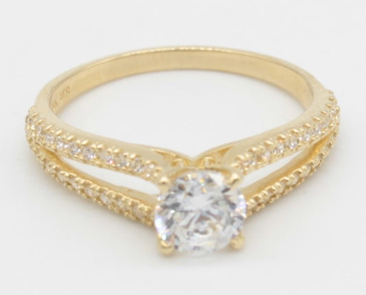 ANILLO ORO 10KL T8.5 2.9 AN10K128