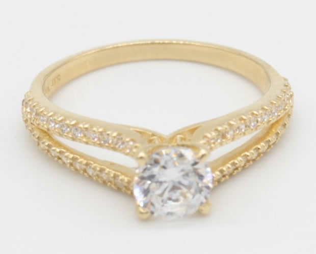 ANILLO ORO 10KL T8.5 2.9 AN10K128