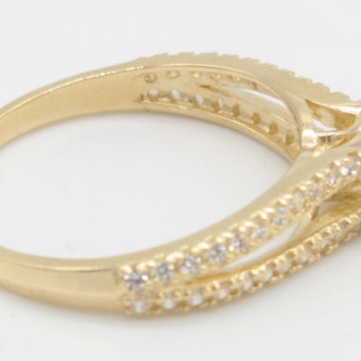 ANILLO ORO 10KL T8.5 2.9 AN10K128