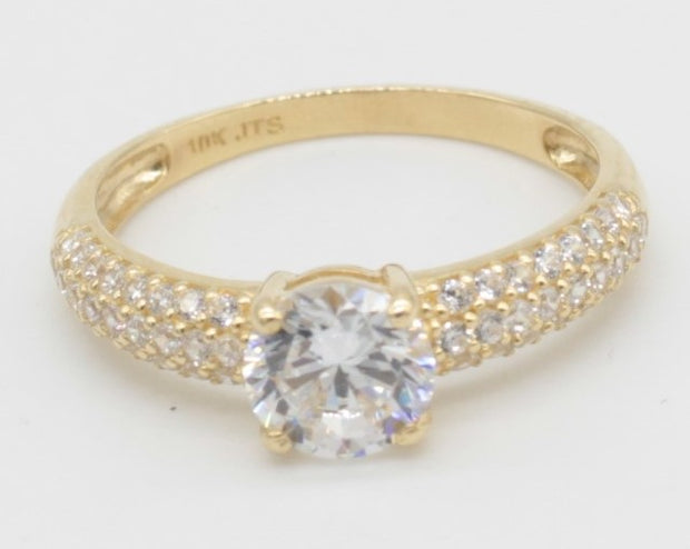 ANILLO ORO 10KL T8 2.7 AN10K132