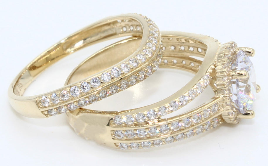DUO ANILLO ORO 10KL T8 5.6 AN10K14