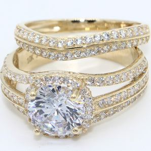 DUO ANILLO ORO 10KL T8 5.6 AN10K14