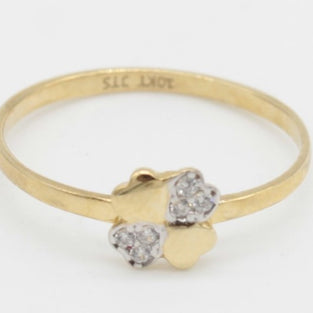 ANILLO ORO 10KL T4 0.6 AN10K156