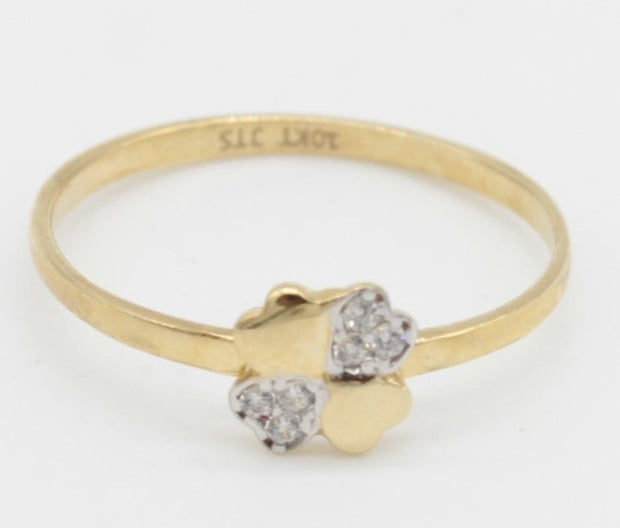 ANILLO ORO 10KL T4 0.6 AN10K156