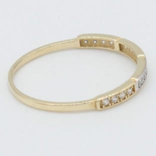 ANILLO ORO 10KL T7 0.7 AN10K187