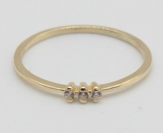 ANILLO ORO 10KL T7 0.84 AN10K189