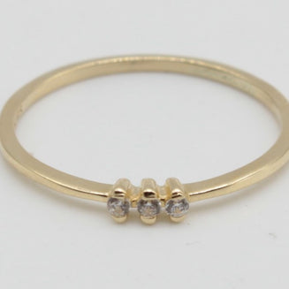 ANILLO ORO 10KL T7 0.84 AN10K189