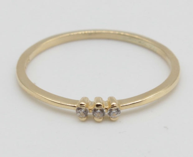 ANILLO ORO 10KL T7 0.84 AN10K189