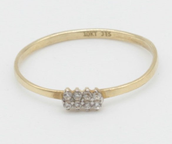ANILLO ORO 10KL T7 0.65 AN10K199