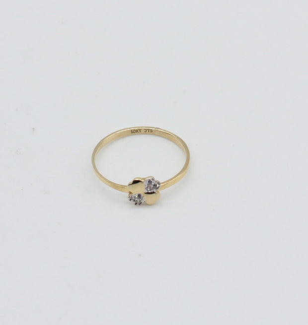 ANILLO ORO 10KL T4 0.6 AN10K208