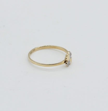 ANILLO ORO 10KL T4 0.6 AN10K208