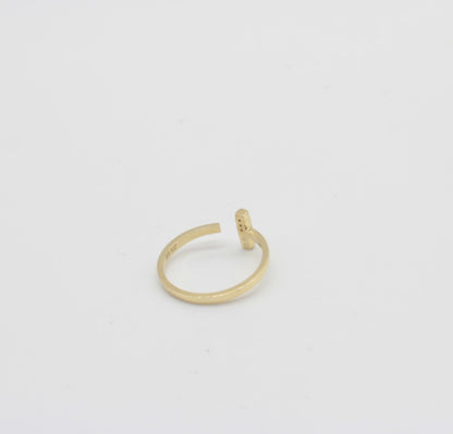 ANILLO ORO 10KL T6.5 1.3 AN10K211