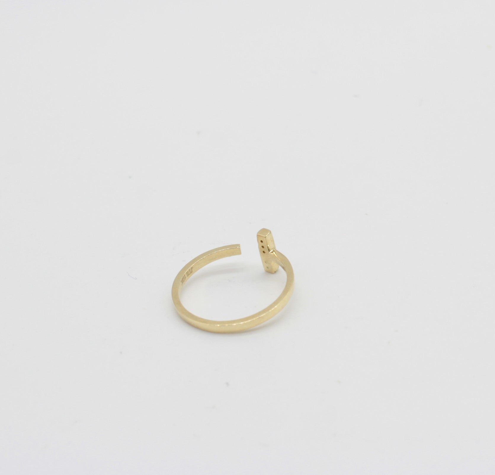 ANILLO ORO 10KL T6.5 1.3 AN10K211