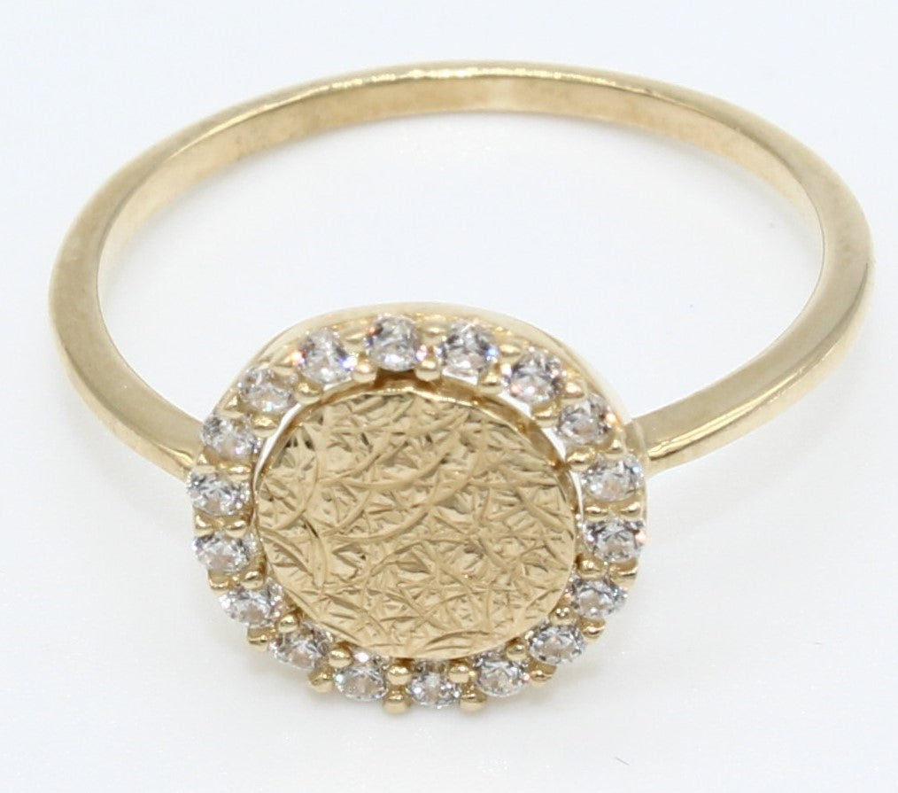 ANILLO ORO 10KL T8 1.8 AN10K37