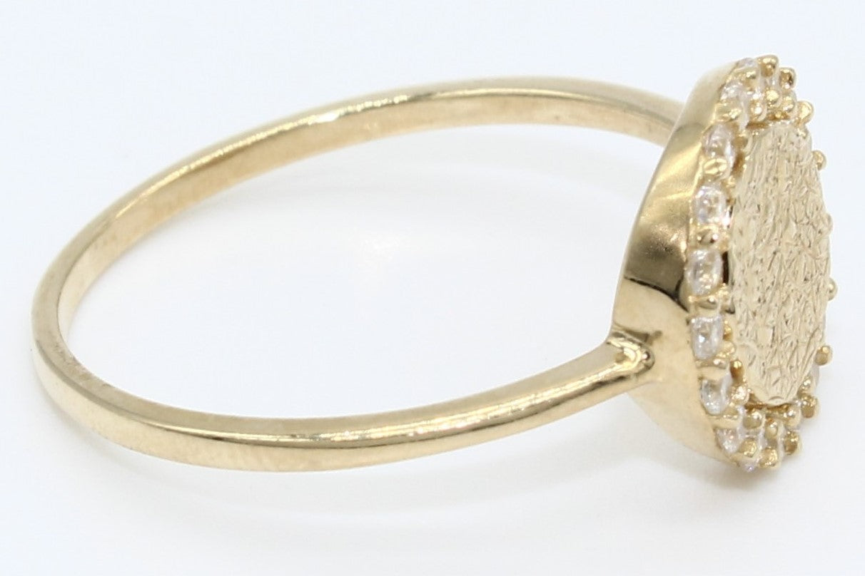 ANILLO ORO 10KL T8 1.8 AN10K37