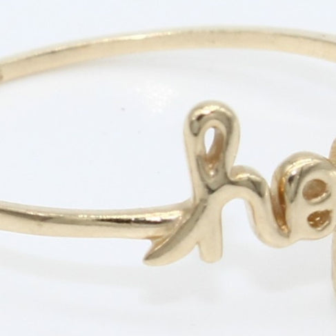ANILLO ORO 10KL T6.5 0.7 AN10K45