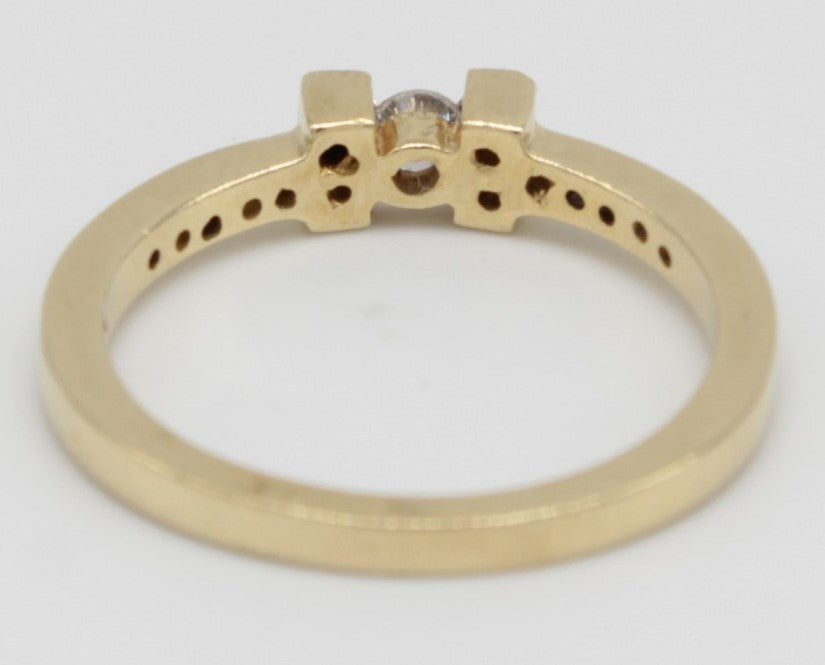 ANILLO ORO 10KL T7.5 2.7 AN10K87