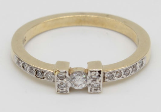 ANILLO ORO 10KL T7.5 2.7 AN10K87
