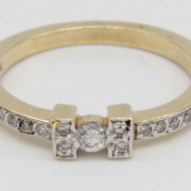 ANILLO ORO 10KL T7.5 2.7 AN10K87