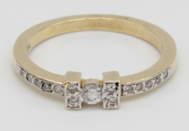 ANILLO ORO 10KL T7.5 2.7 AN10K87