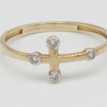ANILLO ORO 10KL T7 1.0 AN10K81