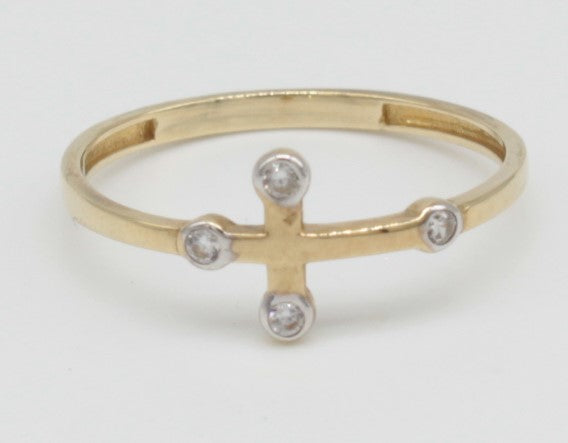 ANILLO ORO 10KL T7 1.0 AN10K81