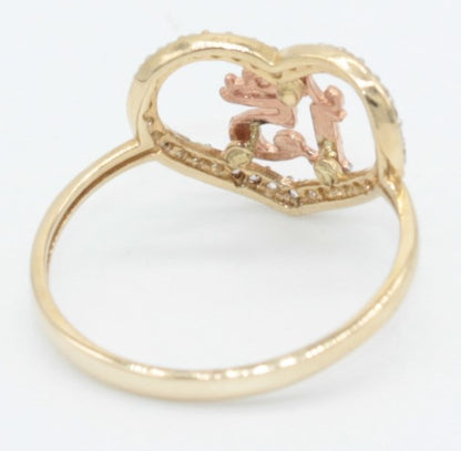 ANILLO ORO 10KL T7.5 1.5 AN10K98