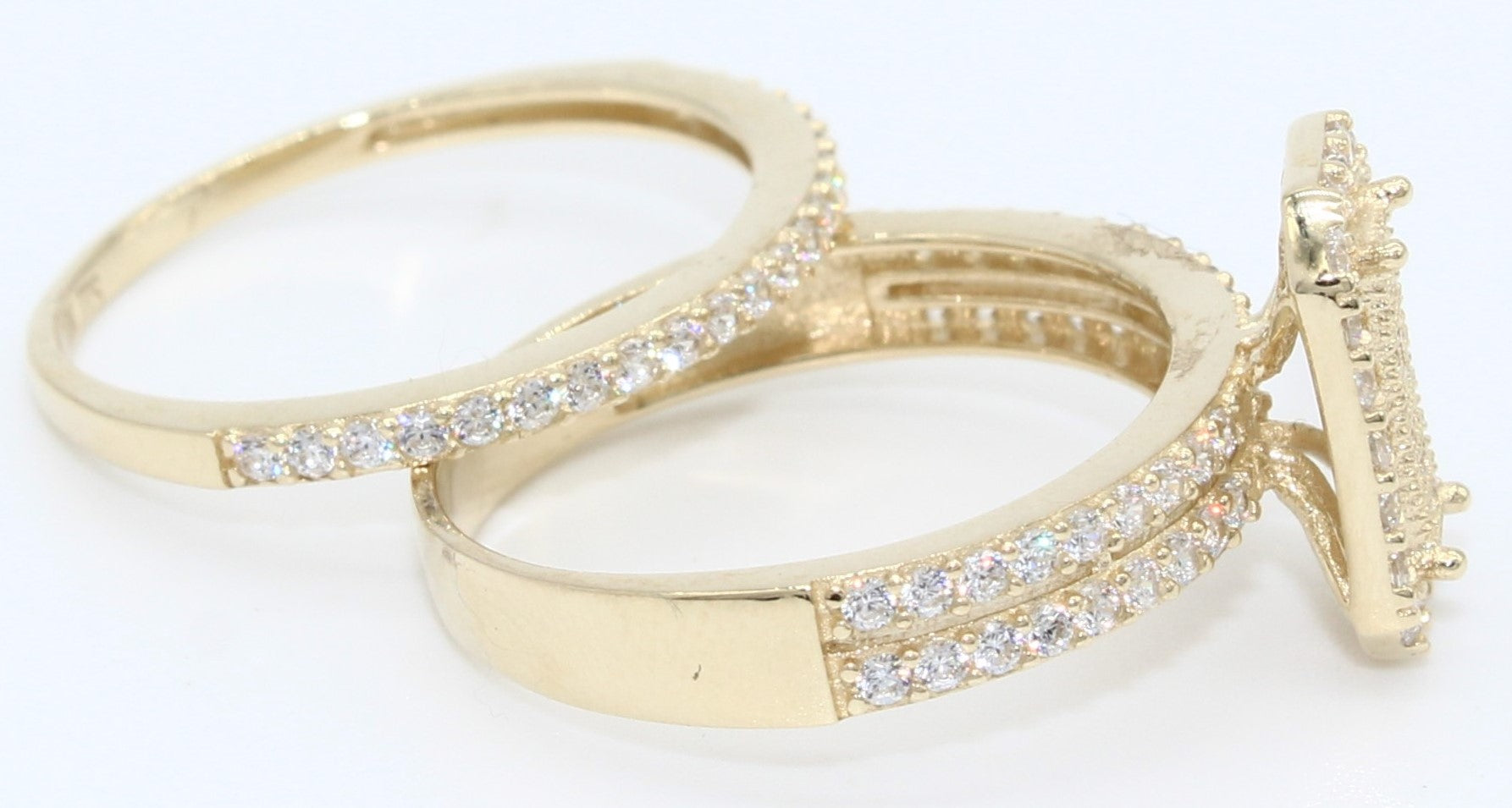 DUO ANILLOS ORO 10KL T8 4.3 AN10K9