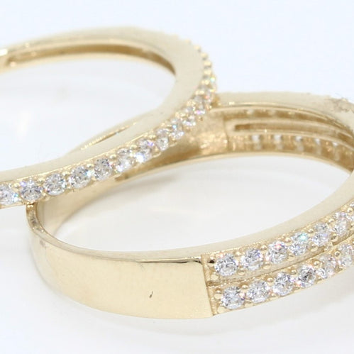 DUO ANILLOS ORO 10KL T8 4.3 AN10K9