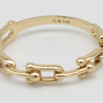 ANILLO ORO 14KL 1.7 T7 AN14K15