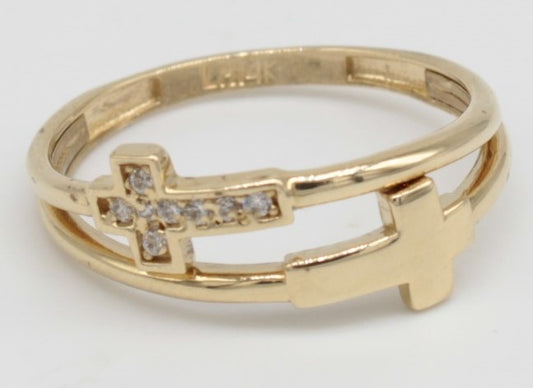 ANILLO ORO 14KL 1.9 T8 AN14K33